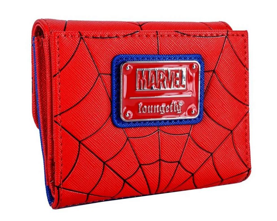 T-Shirts And Clothing * | Spider-Man: Color Block Loungefly Wallet Exclusive Design