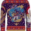 T-Shirts And Clothing * | Aladdin: Christmas Wishes Christmas Sweater Discount