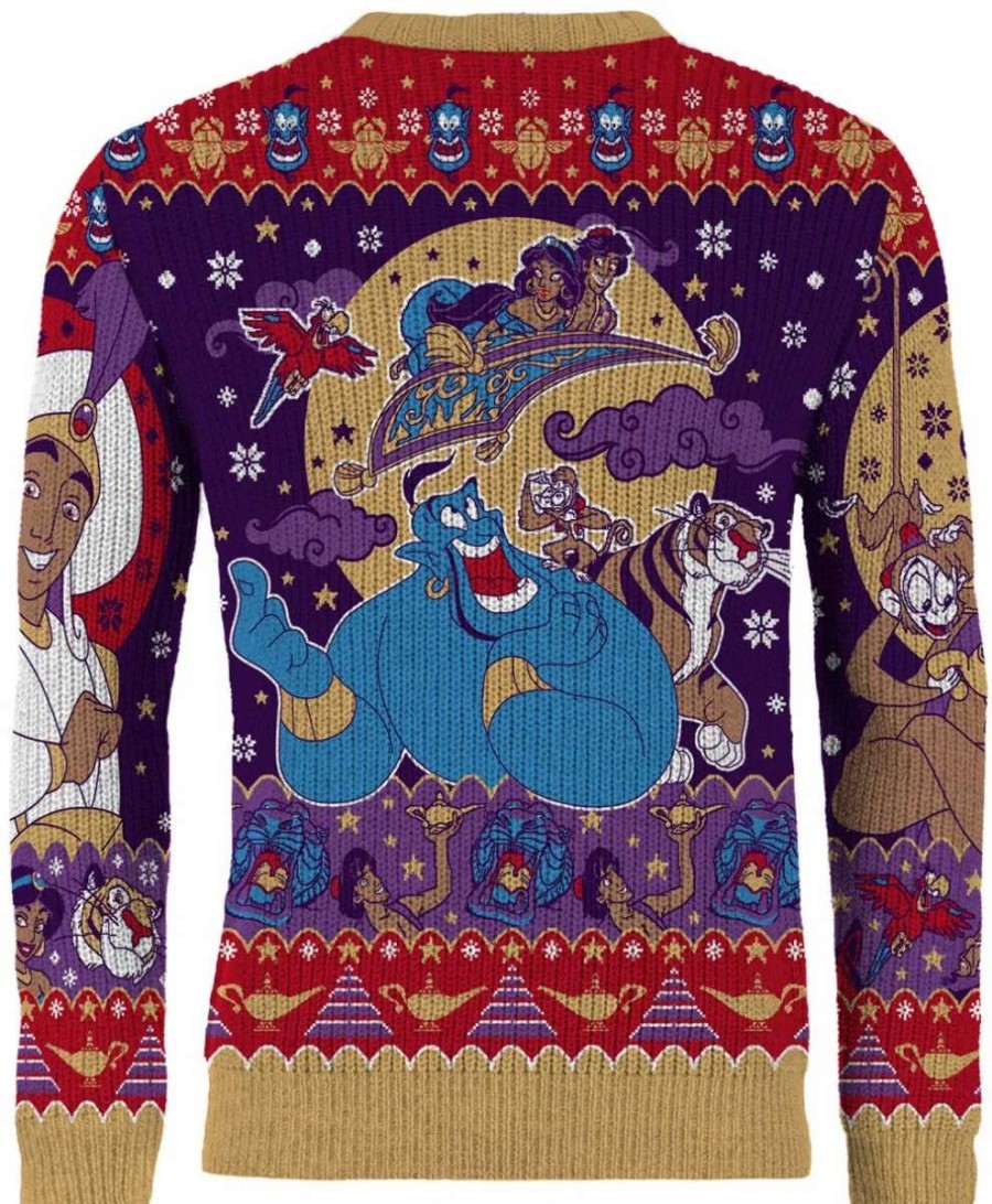 T-Shirts And Clothing * | Aladdin: Christmas Wishes Christmas Sweater Discount