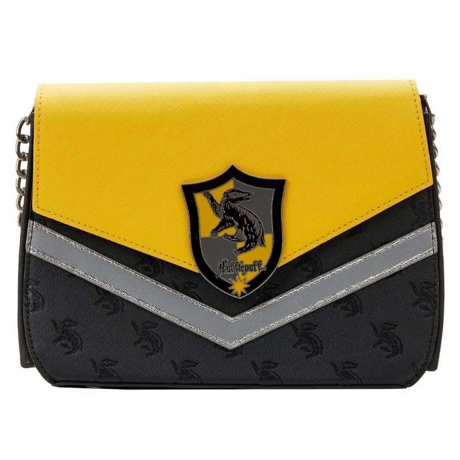 T-Shirts And Clothing * | Harry Potter: Hufflepuff Loungefly Crossbody Bag Free Delivery