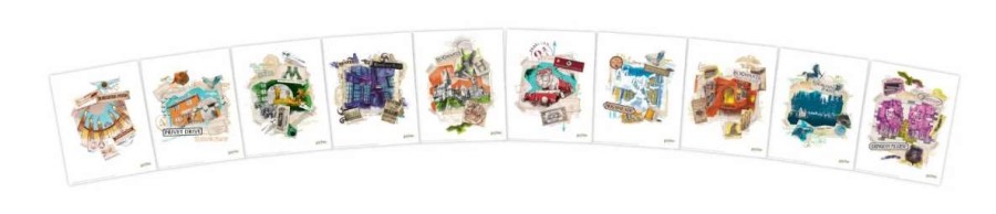 Home And Office * | Harry Potter: Lithograph Set Fashionable