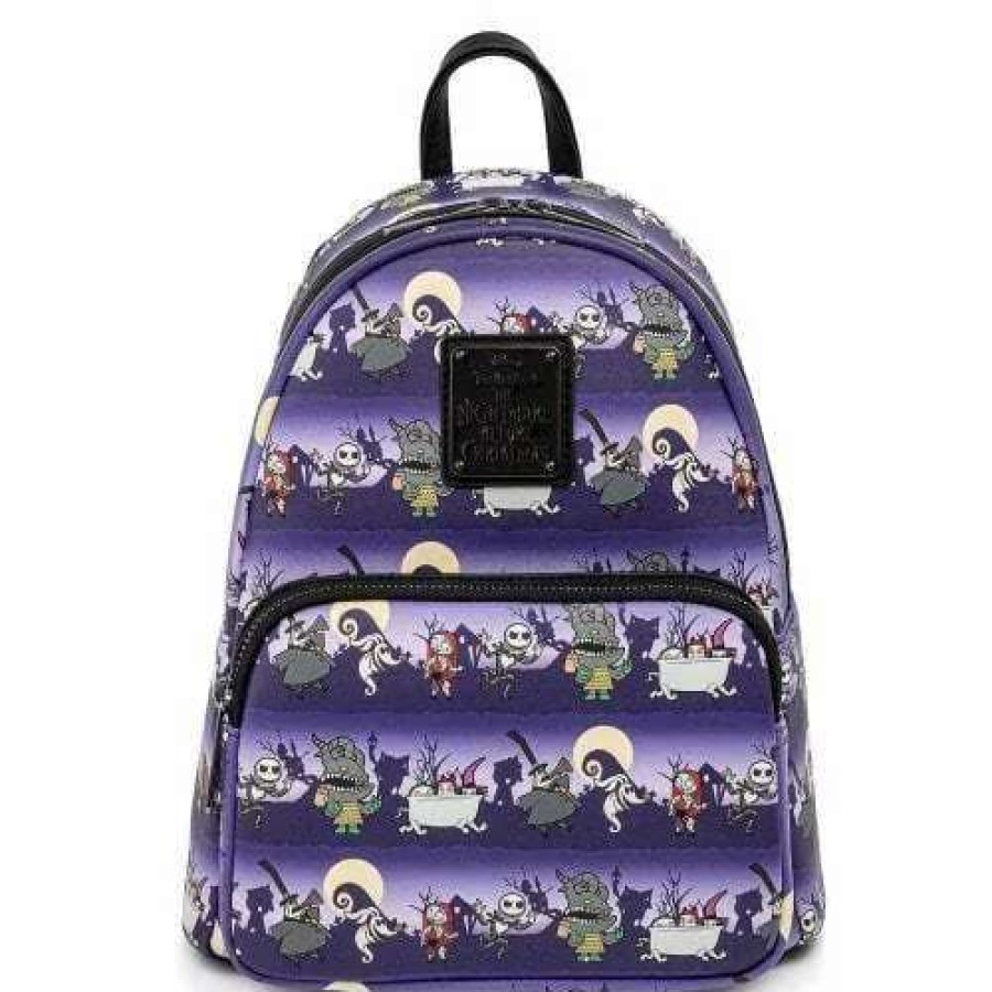 T-Shirts And Clothing * | Loungefly Nightmare Before Christmas: Halloween Line Mini Backpack Discount