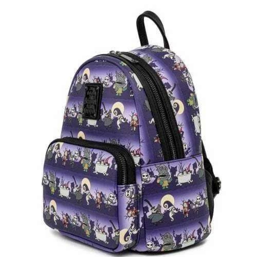 T-Shirts And Clothing * | Loungefly Nightmare Before Christmas: Halloween Line Mini Backpack Discount