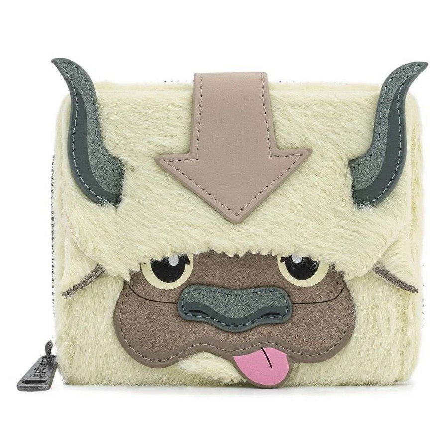 T-Shirts And Clothing * | Avatar: Appa Plush Loungefly Zip Around Purse Closeout Sale