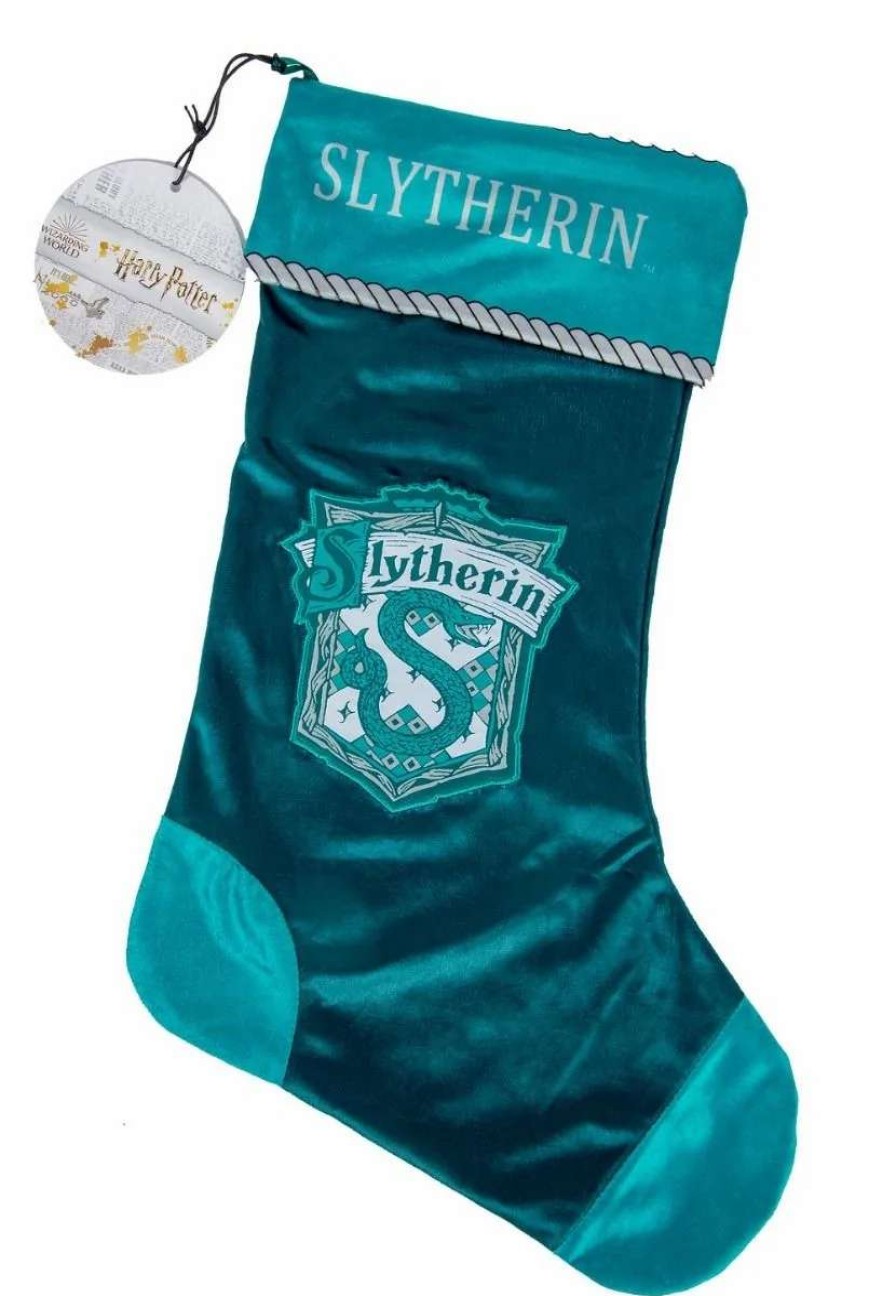 Home And Office * | Harry Potter: Slytherin Christmas Stocking Unique