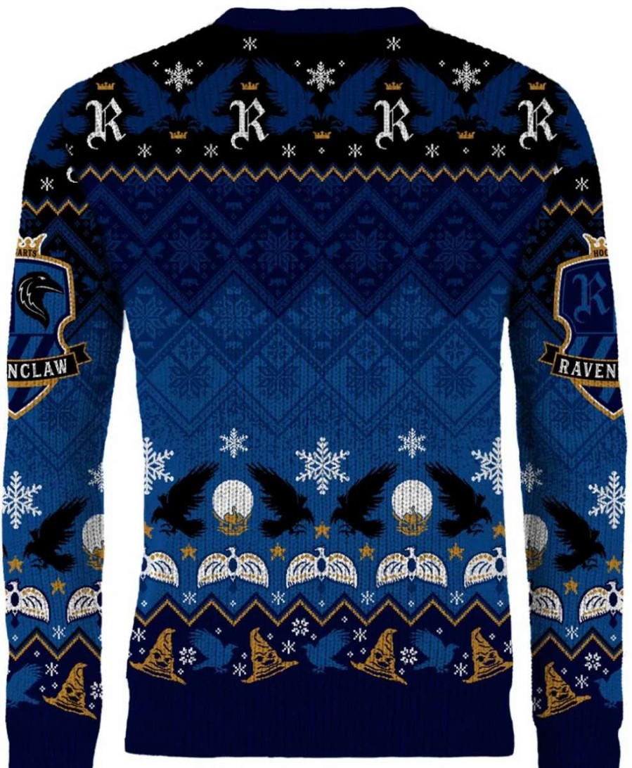 T-Shirts And Clothing * | Harry Potter: Run Ravenclaw Run Christmas Sweater Large Choice