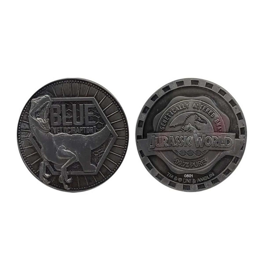 Props- Figures And Plushies * | Jurassic World: Blue Limited Edition Coin Flash Sale