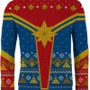 T-Shirts And Clothing * | Captain Marvel: Festive Is A Good Look For You Ugly Christmas Sweater Exclusive Design