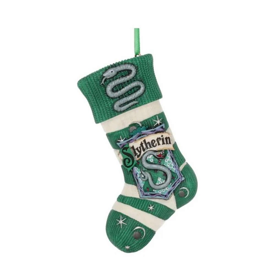 Home And Office * | Harry Potter: Slytherin Stocking Hanging Ornament Store