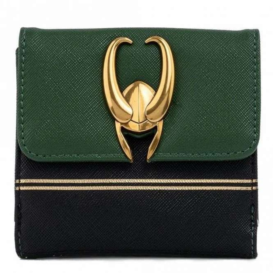 T-Shirts And Clothing * | Marvel: Loki Hardware Loungefly Wallet Large Choice