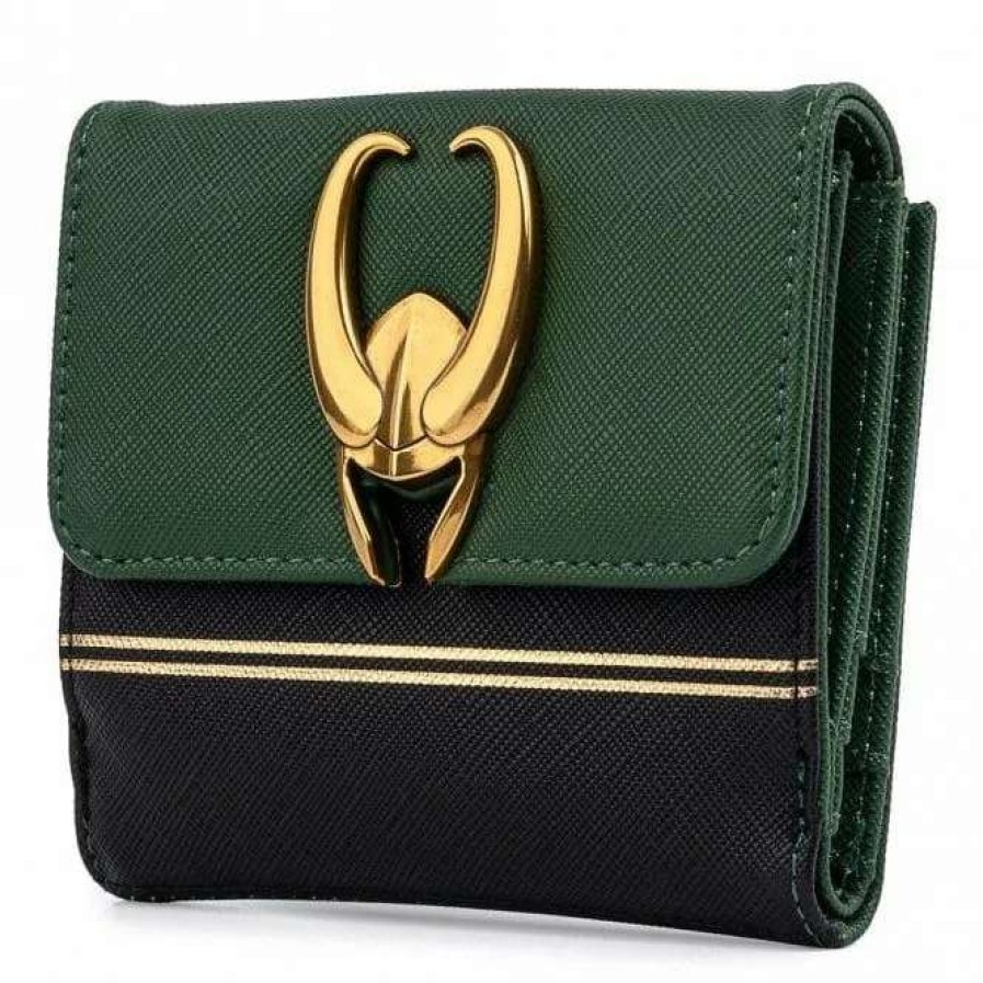 T-Shirts And Clothing * | Marvel: Loki Hardware Loungefly Wallet Large Choice