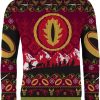 T-Shirts And Clothing * | Lord Of The Rings: One Gold Ring Christmas Sweater Hot Selling