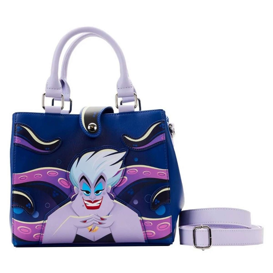 T-Shirts And Clothing * | The Little Mermaid: Ursula Plotting Loungefly Crossbody Bag Discounts