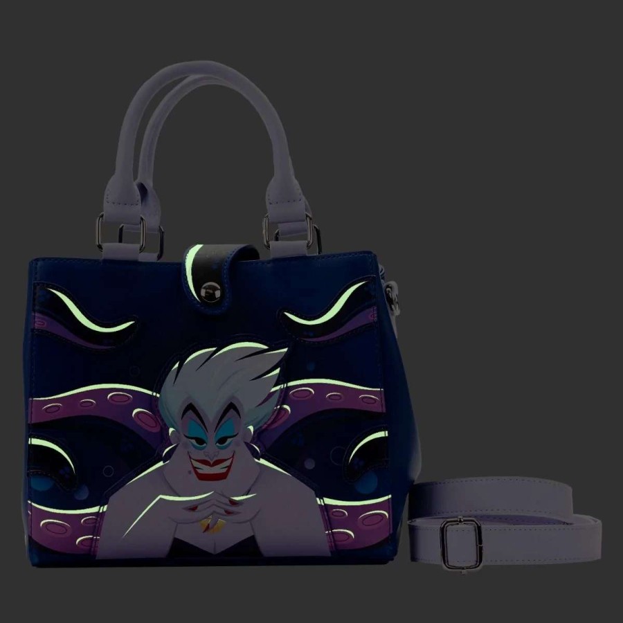 T-Shirts And Clothing * | The Little Mermaid: Ursula Plotting Loungefly Crossbody Bag Discounts