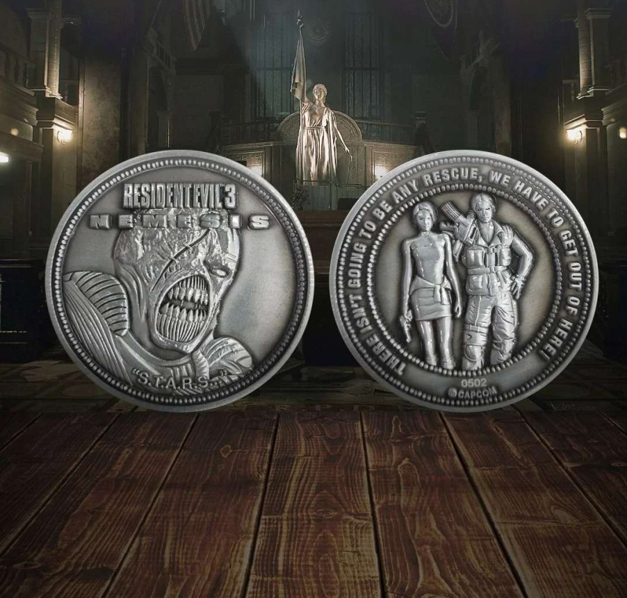 Props- Figures And Plushies * | Resident Evil 3: Nemesis Limited Edition Coin Large Choice