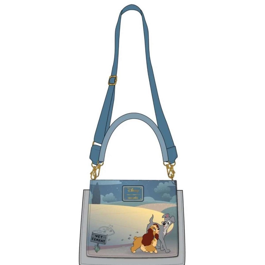 T-Shirts And Clothing * | Lady And The Tramp: Wet Cement Loungefly Crossbody Bag Bargain Sale