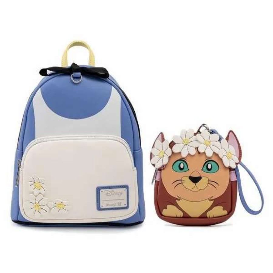 T-Shirts And Clothing * | Alice In Wonderland: Cosplay Loungefly Mini Backpack With Mini Wristlet Cheap