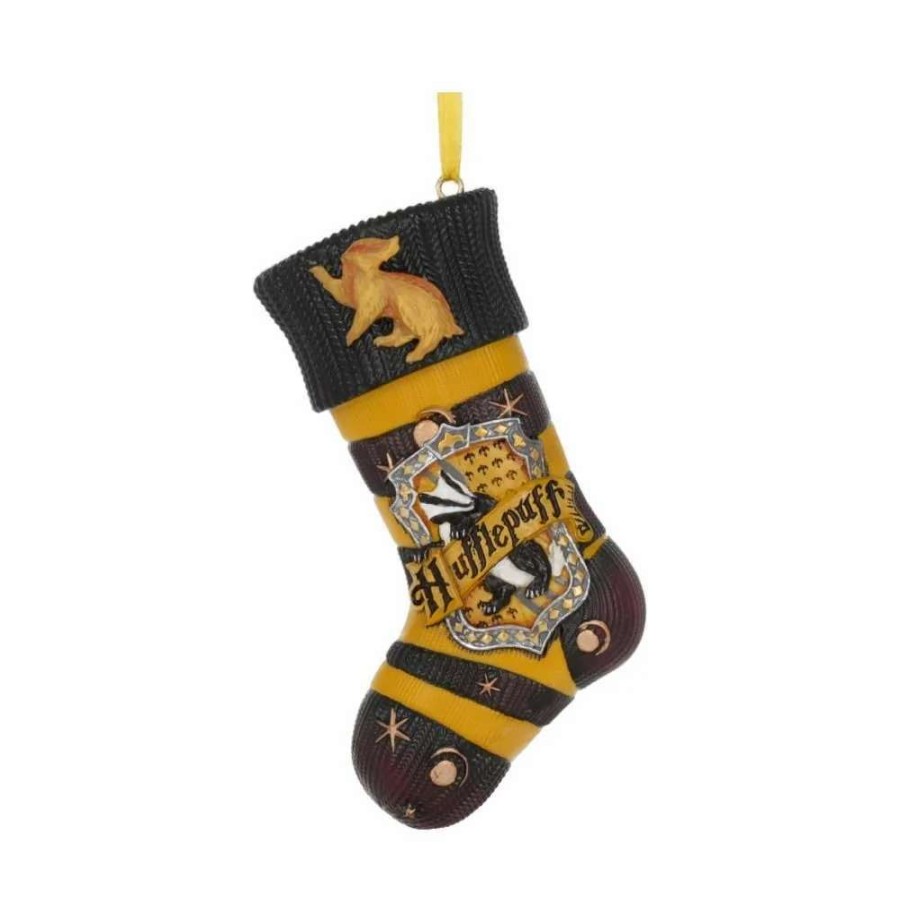 Home And Office * | Harry Potter: Hufflepuff Stocking Hanging Ornament Excellent Quality