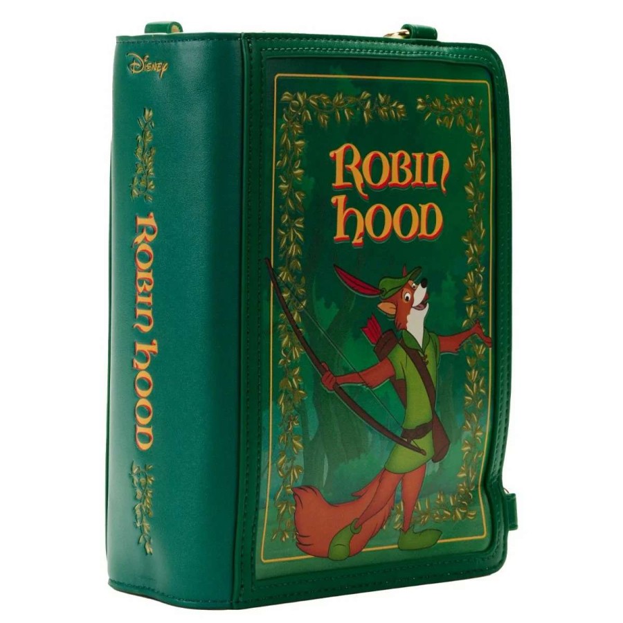 T-Shirts And Clothing * | Robin Hood: Classic Books Convertible Loungefly Crossbody Bag Exclusive Design