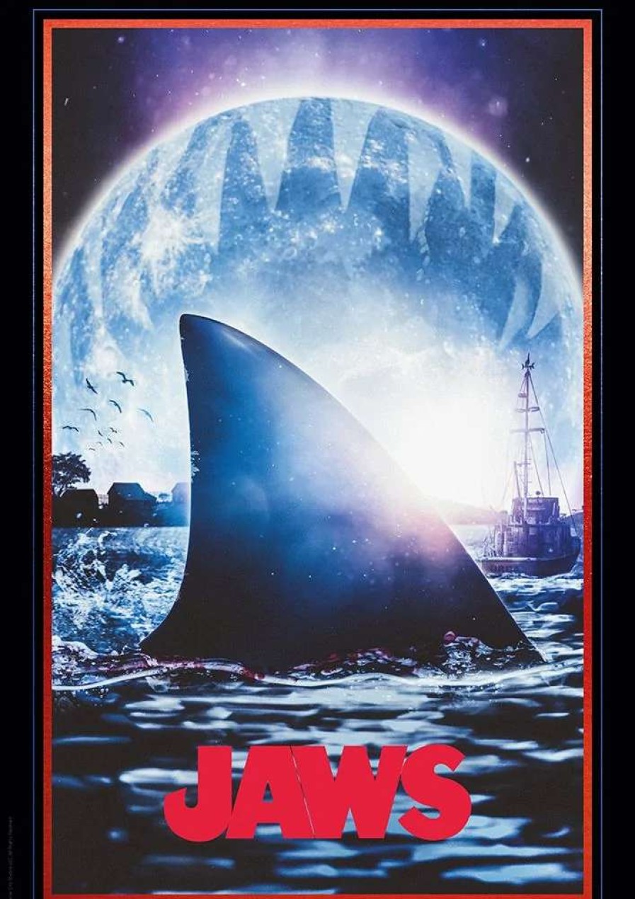 Home And Office * | Jaws: Fin Limited Edition Art Print Hot Selling