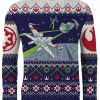 T-Shirts And Clothing * | Star Wars: X-Wing V Tie Fighter Ugly Christmas Sweater Cheap Online