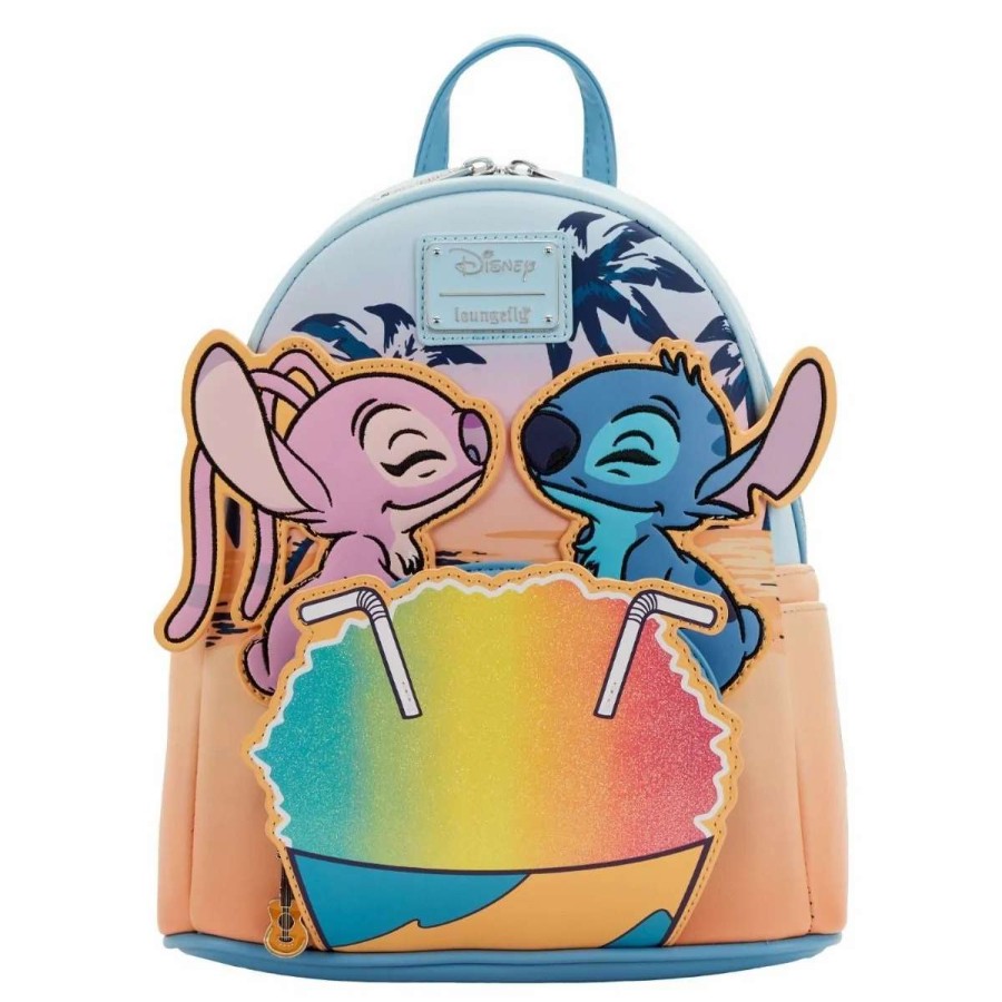 T-Shirts And Clothing * | Lilo And Stitch: Snow Cone Date Night Loungefly Mini Backpack Closeout Sale