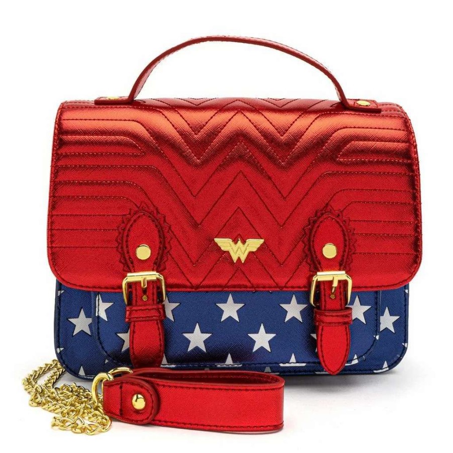 T-Shirts And Clothing * | Wonder Woman: International Womens Day Loungefly Handbag Bargain Sale