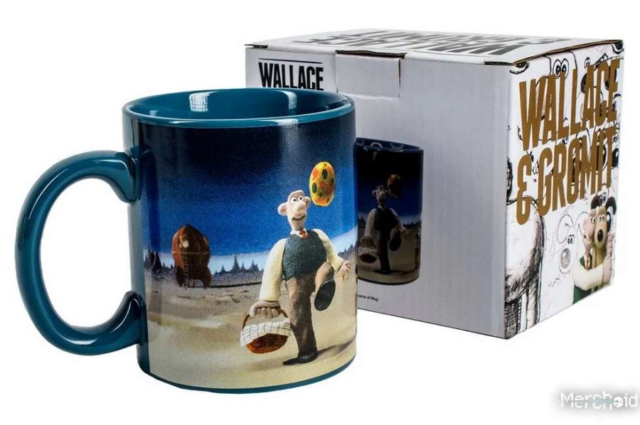 Home And Office * | Wallace And Gromit: Picnic On The Moon Mug Flash Sale