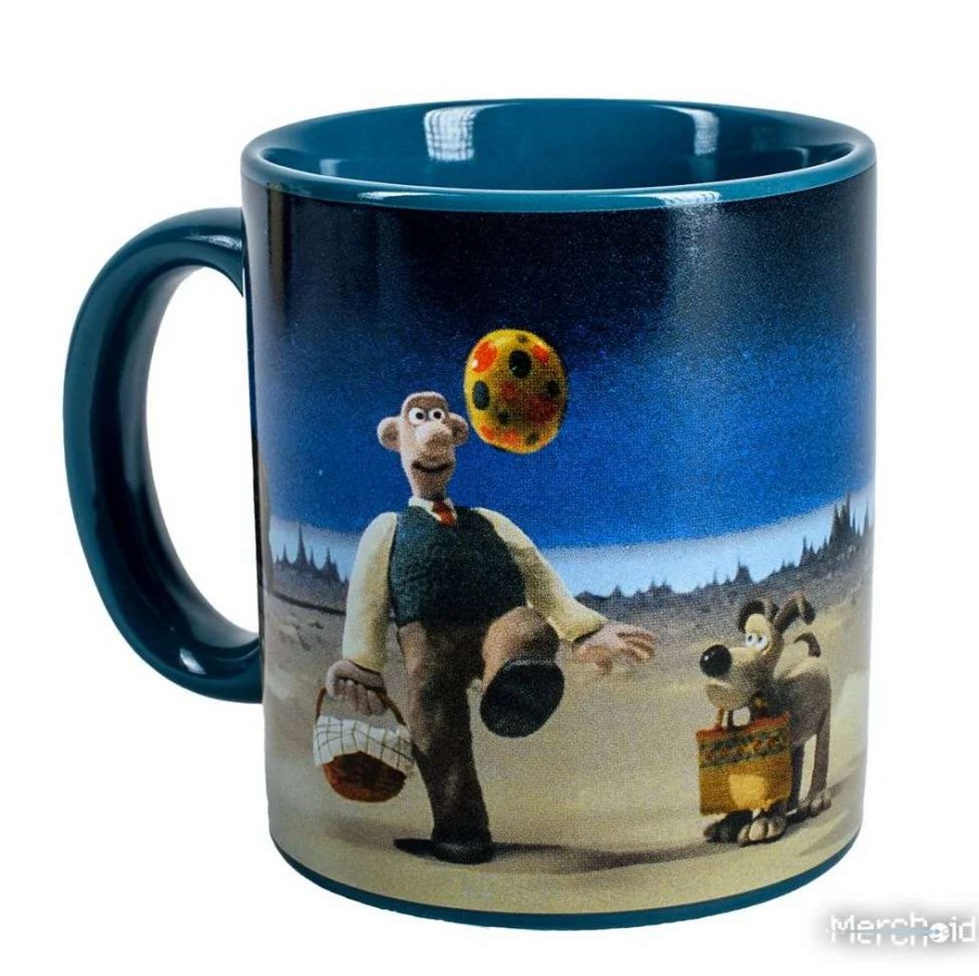 Home And Office * | Wallace And Gromit: Picnic On The Moon Mug Flash Sale