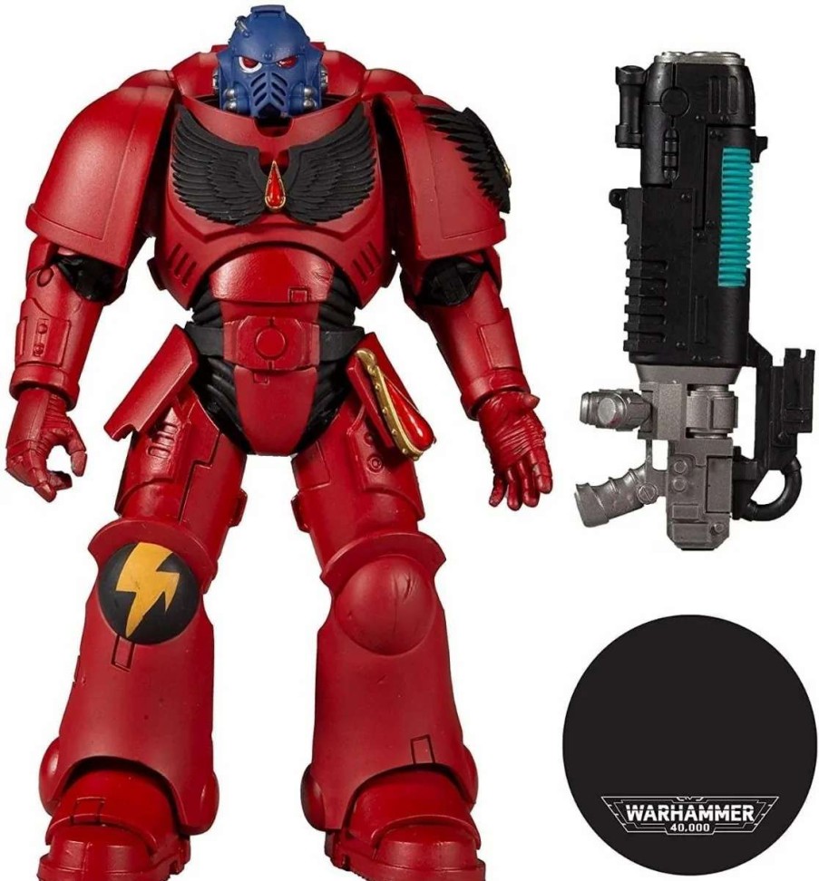 Props- Figures And Plushies * | Warhammer 40,000: Blood Angels Hellblaster Mcfarlane Action Figure Unique