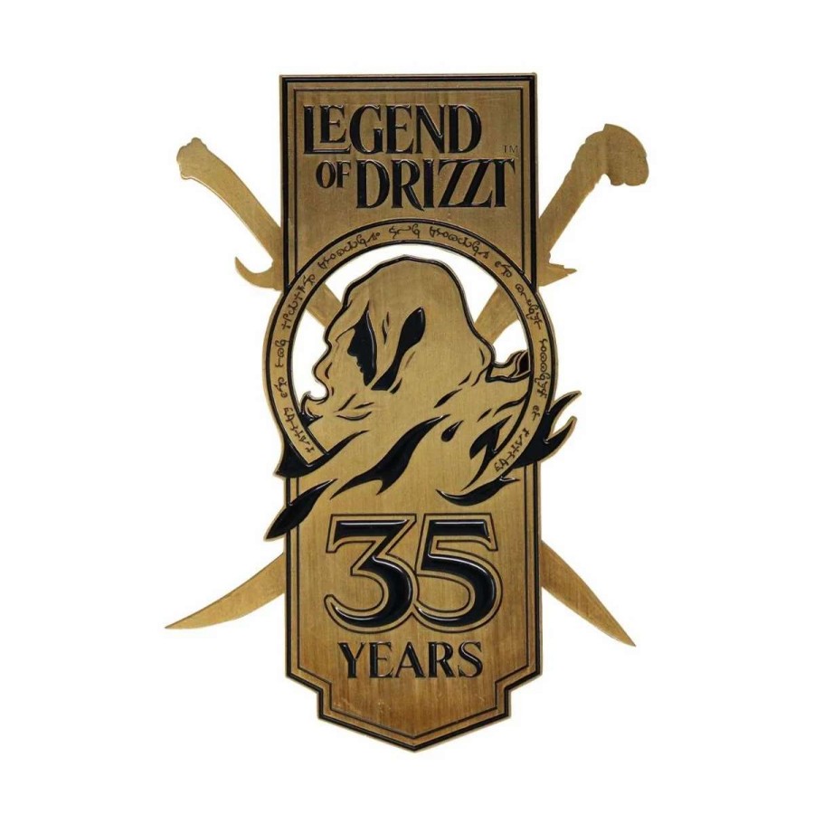 Props- Figures And Plushies * | Dungeons & Dragons: Limited Edition Legend Of Drizzt 35Th Anniversary Ingot Preorder Online Sales