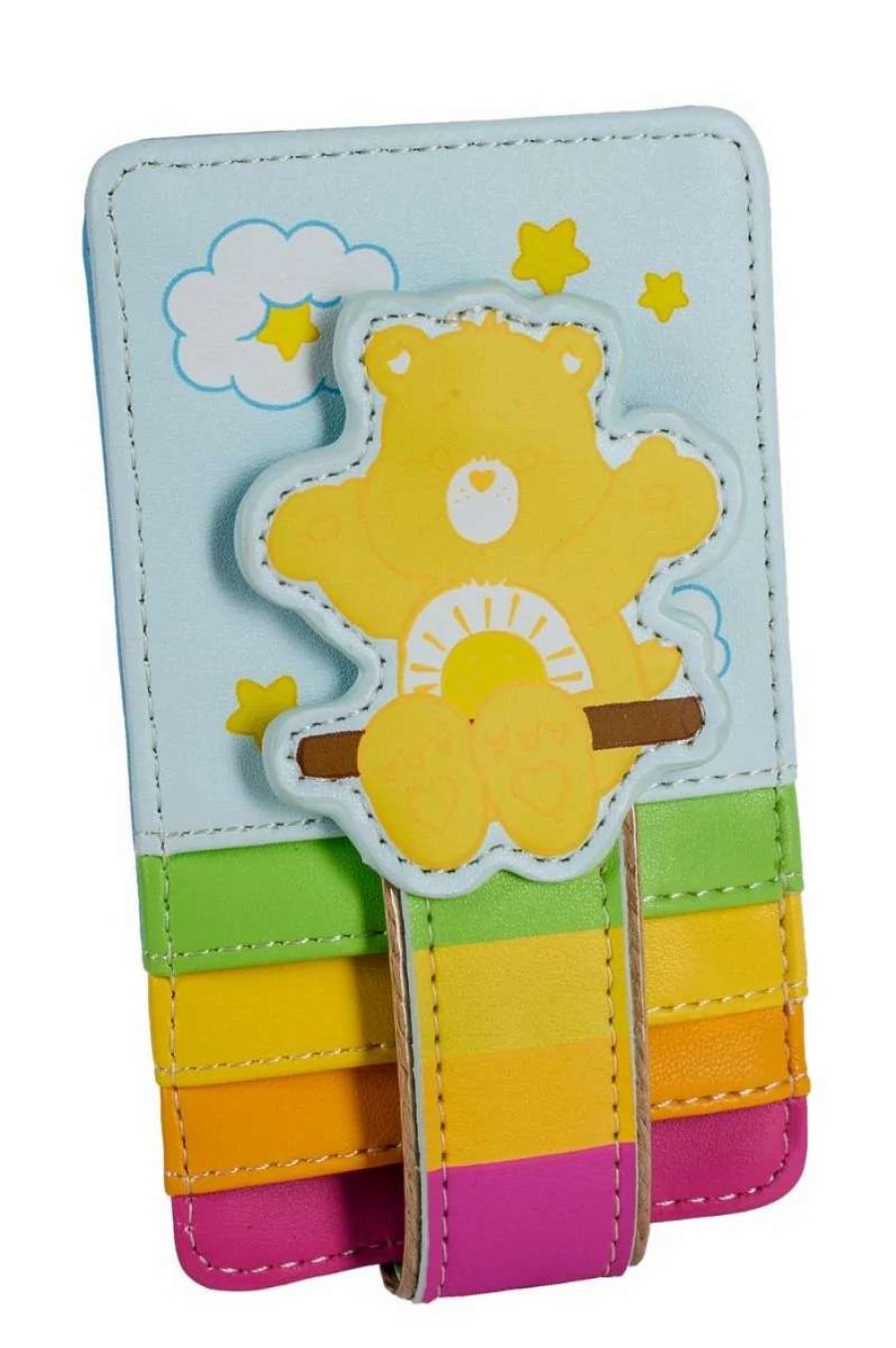 T-Shirts And Clothing * | Care Bears: Rainbow Swing Loungefly Card Holder Closeout Sale