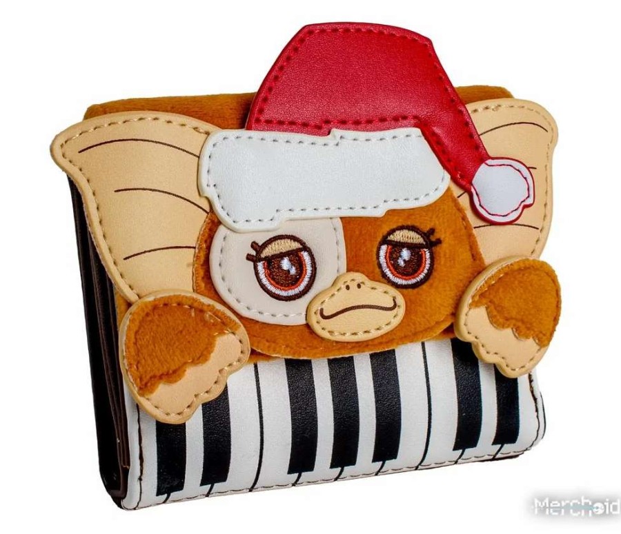 T-Shirts And Clothing * | Gremlins: Gizmo Holiday Keyboard Loungefly Zip Around Purse Official