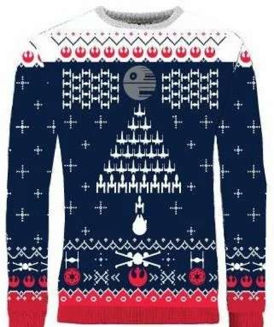 T-Shirts And Clothing * | Star Wars: Rebel Invaders Ugly Christmas Sweater Fashionable