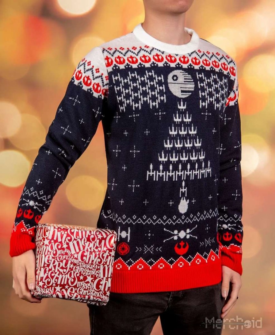 T-Shirts And Clothing * | Star Wars: Rebel Invaders Ugly Christmas Sweater Fashionable